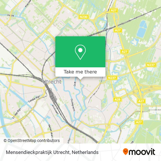 Mensendieckpraktijk Utrecht map