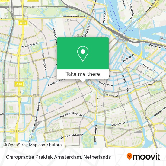 Chiropractie Praktijk Amsterdam map