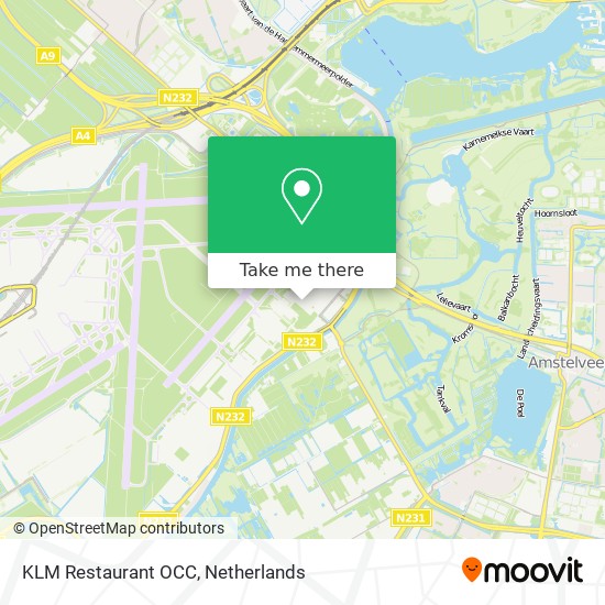 KLM Restaurant OCC map