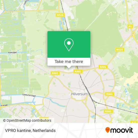 VPRO kantine map