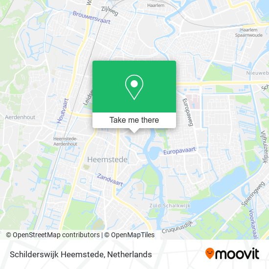 Schilderswijk Heemstede Karte