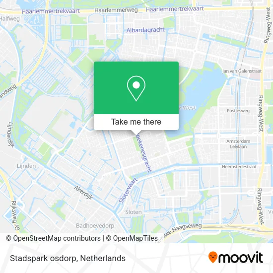 Stadspark osdorp map