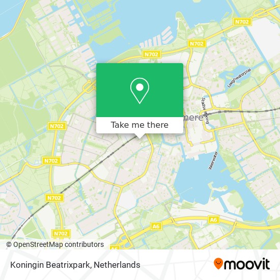 Koningin Beatrixpark map