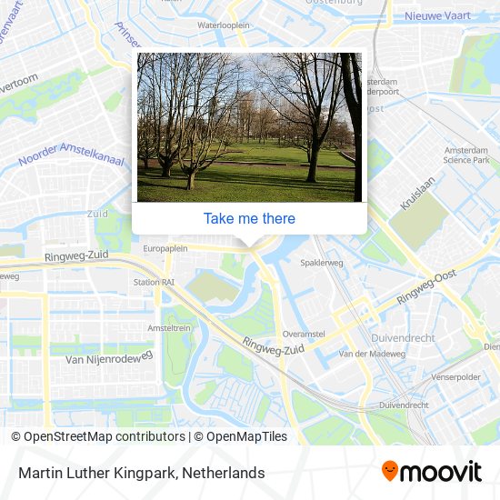 Martin Luther Kingpark map