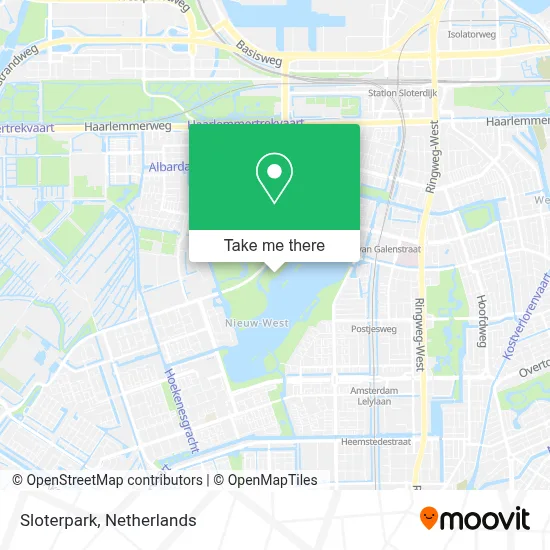 Sloterpark map