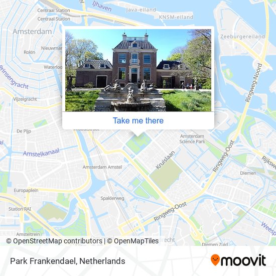 Park Frankendael Karte