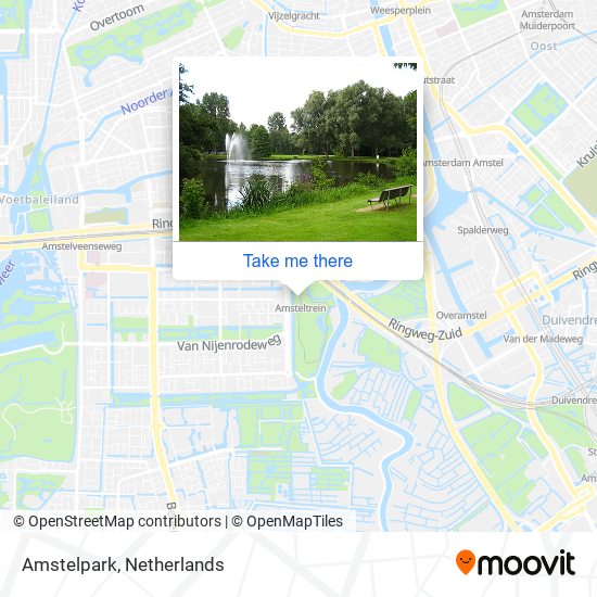 Amstelpark map