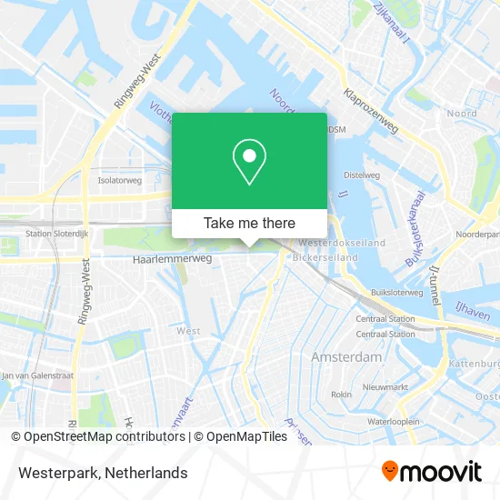 Westerpark map