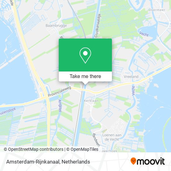 Amsterdam-Rijnkanaal Karte