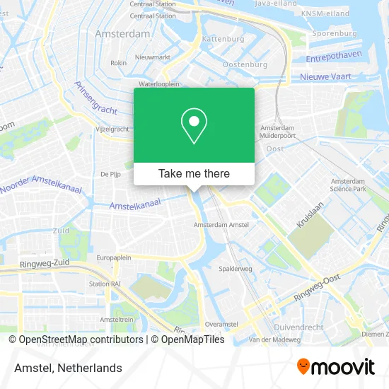 Amstel map