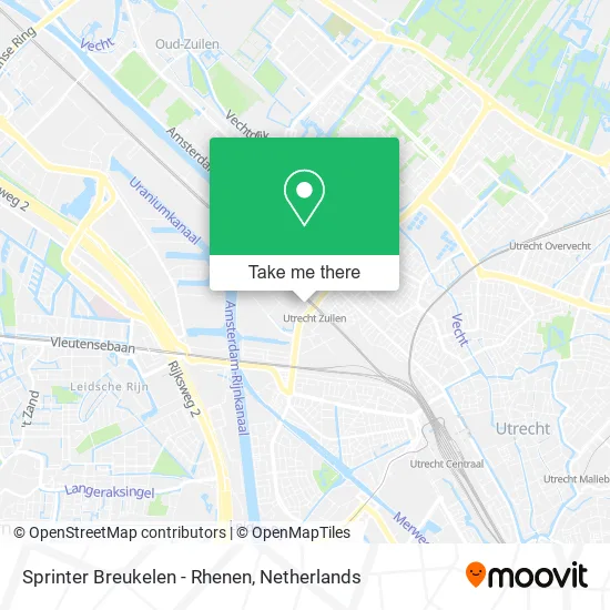 Sprinter Breukelen - Rhenen map