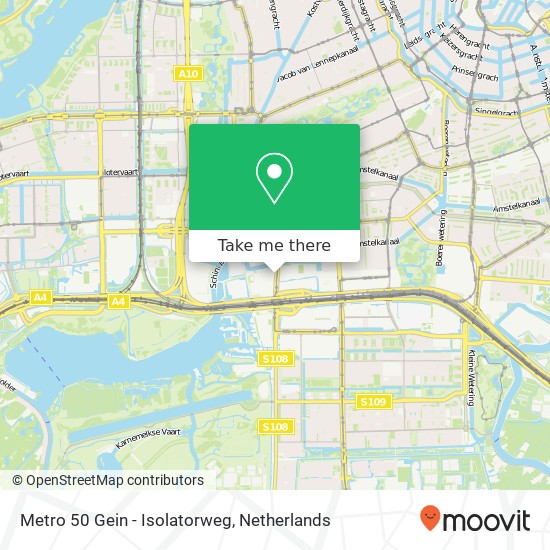 Metro 50 Gein - Isolatorweg map
