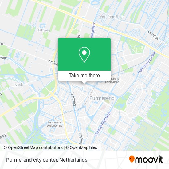 Purmerend city center map