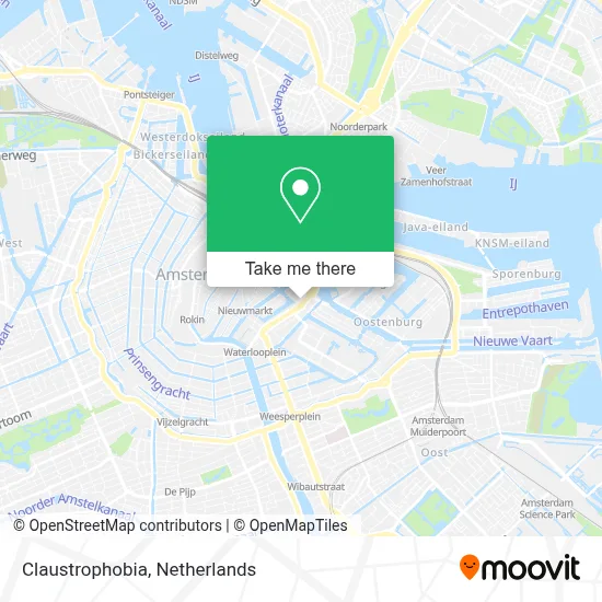 Claustrophobia map