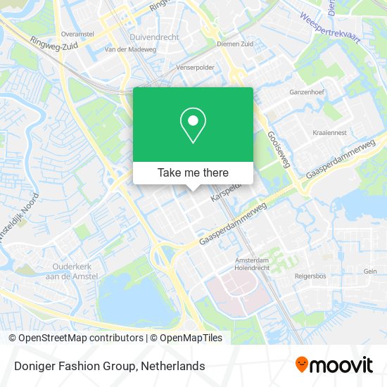 Doniger Fashion Group map