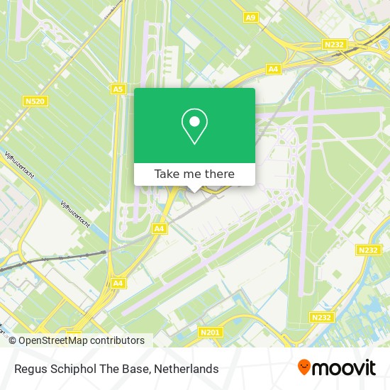 Regus Schiphol The Base map