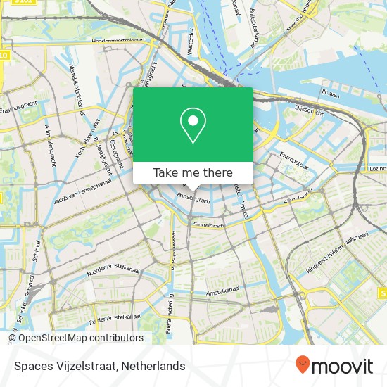 Spaces Vijzelstraat map