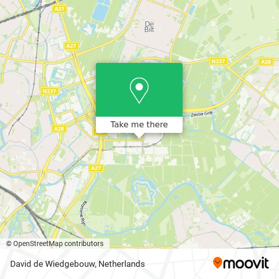 David de Wiedgebouw map