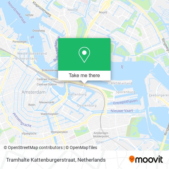 Tramhalte Kattenburgerstraat map
