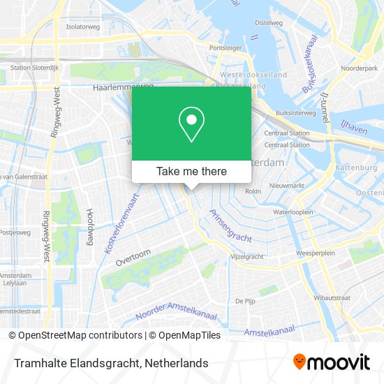 Tramhalte Elandsgracht map