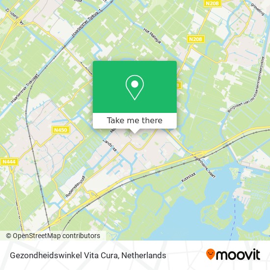 Gezondheidswinkel Vita Cura map