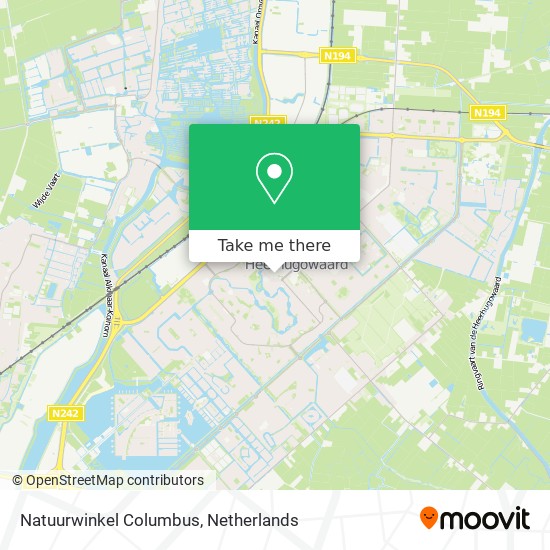 Natuurwinkel Columbus Karte