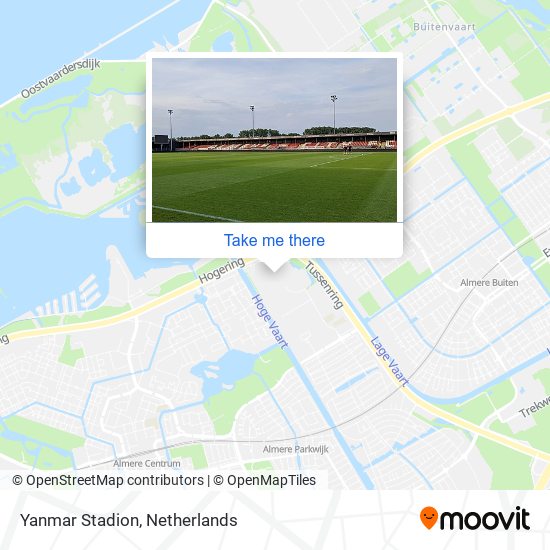 Yanmar Stadion map