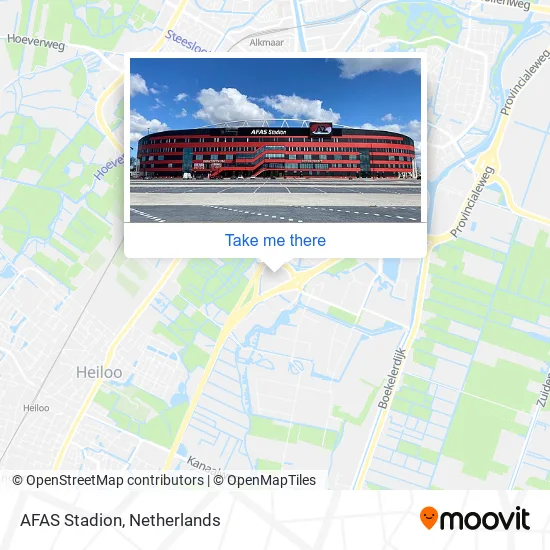 AFAS Stadion map