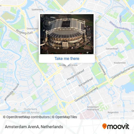 Amsterdam ArenA map