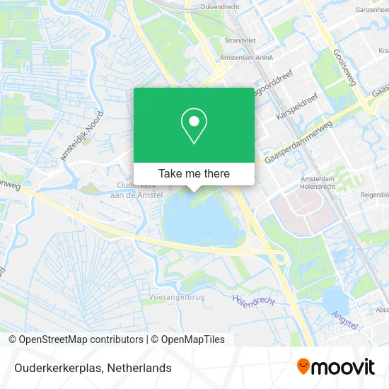 Ouderkerkerplas map