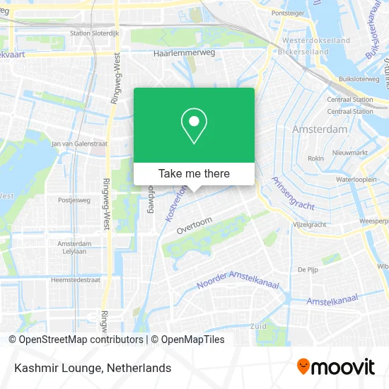 Kashmir Lounge map