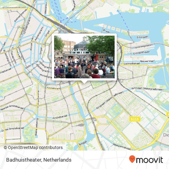 Badhuistheater map