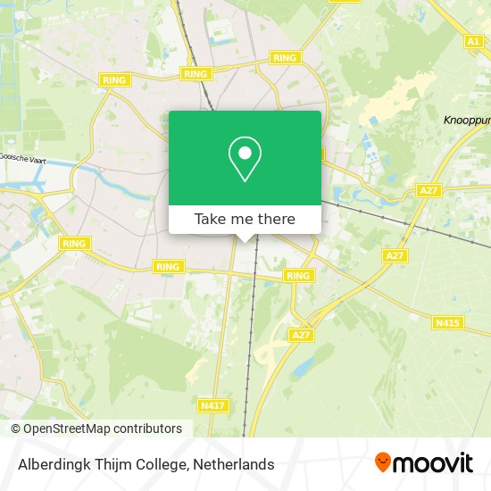 Alberdingk Thijm College map
