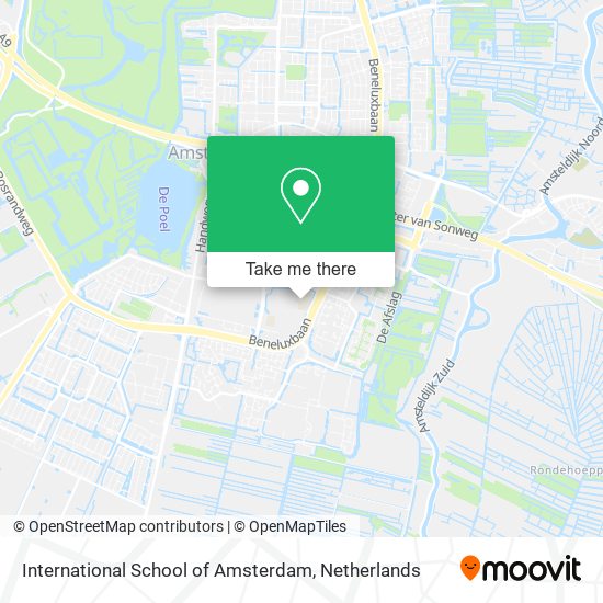 International School of Amsterdam Karte