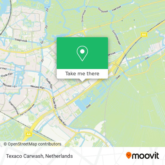 Texaco Carwash map