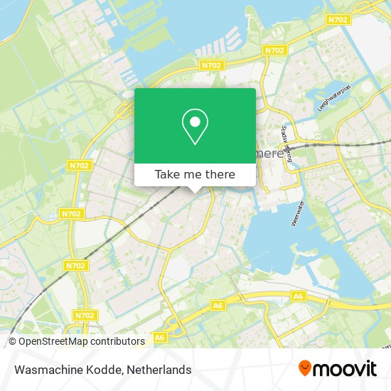 Wasmachine Kodde map