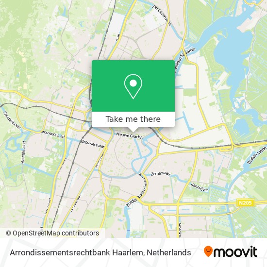 Arrondissementsrechtbank Haarlem map