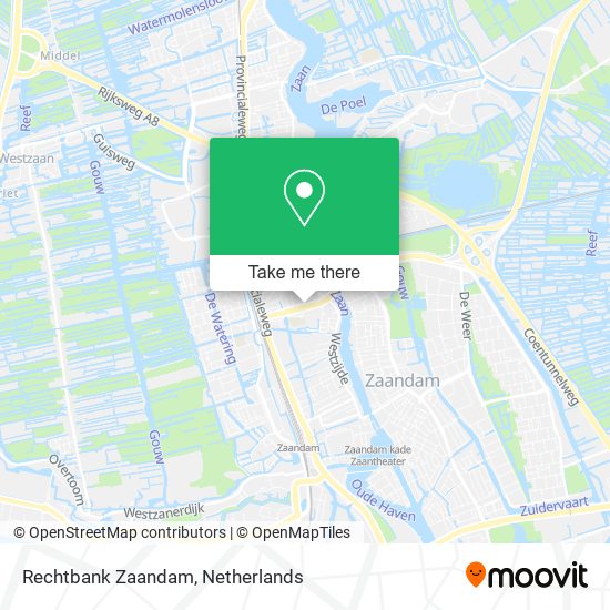 Rechtbank Zaandam map