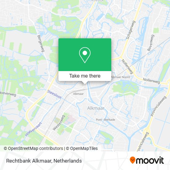 Rechtbank Alkmaar map