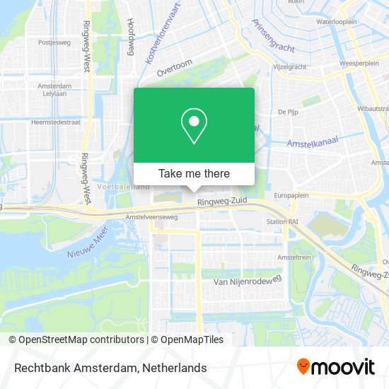 Rechtbank Amsterdam map