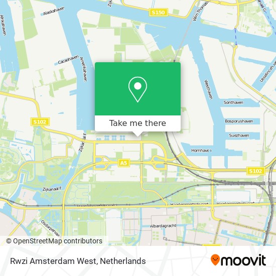 Rwzi Amsterdam West map