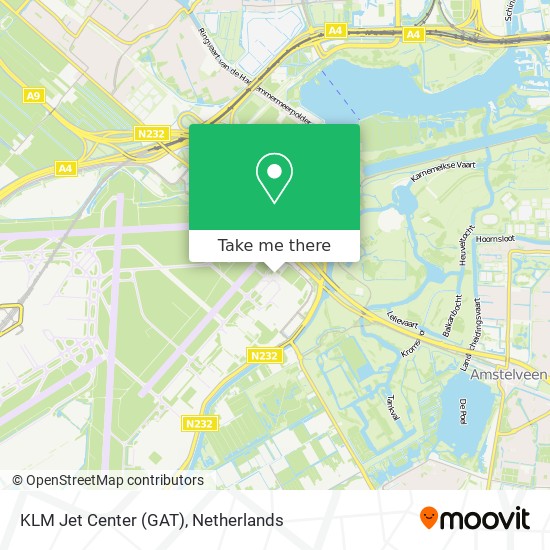 KLM Jet Center (GAT) Karte