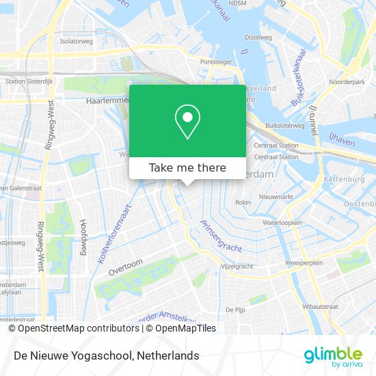 De Nieuwe Yogaschool map