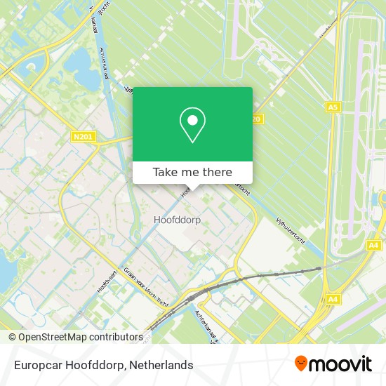 Europcar Hoofddorp Karte