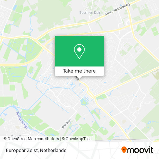 Europcar Zeist map