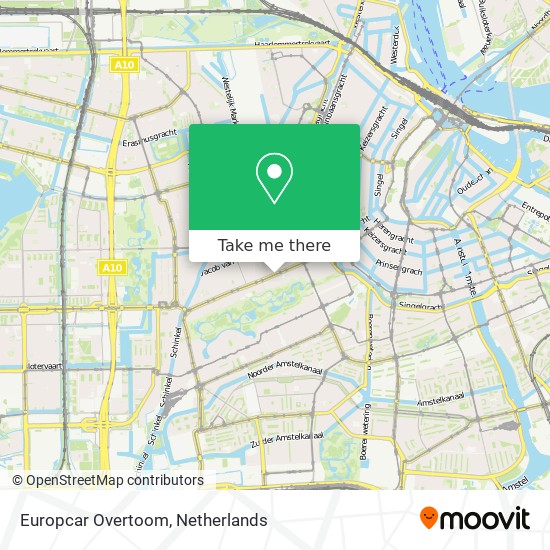 Europcar Overtoom map