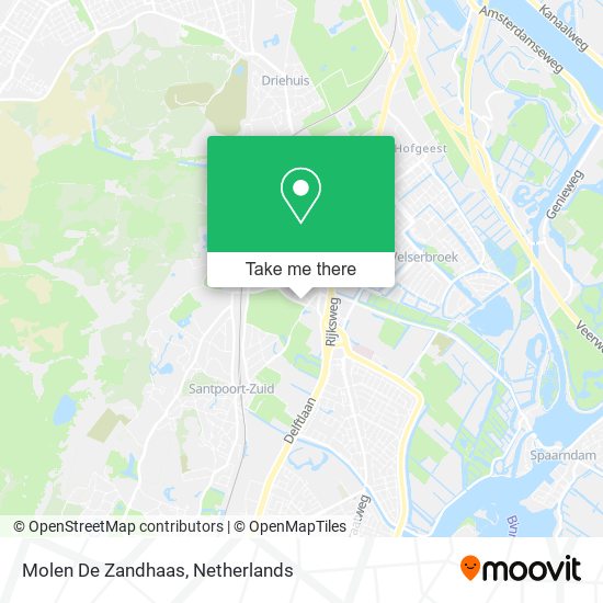 Molen De Zandhaas map