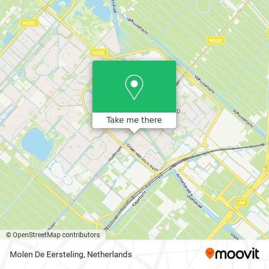 Molen De Eersteling map