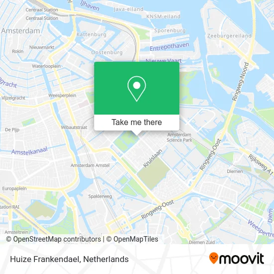 Huize Frankendael map