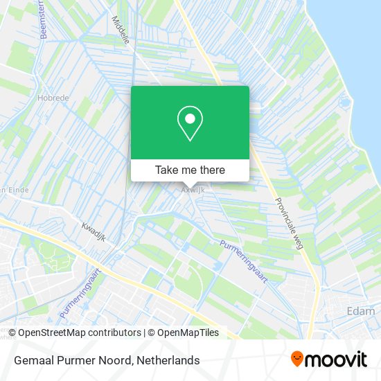 Gemaal Purmer Noord map